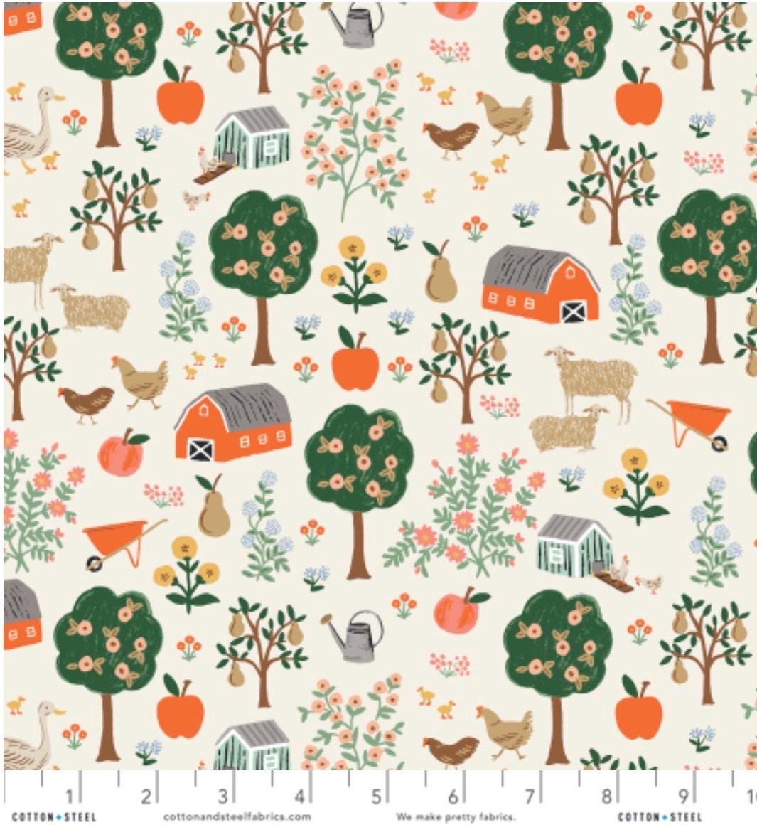 Cotton + steel RP1805-CR2 Home Sweet Home - Farmhouse - Cream Fabric