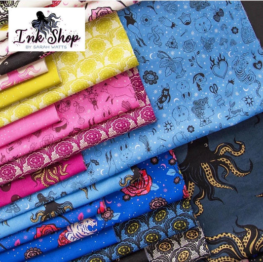 Preorder** Ink shop 23 Fat quarter bundle Ruby star October 2026 shipping | 18" x 22" x 23 or 1/2 yard | Sarah Watts