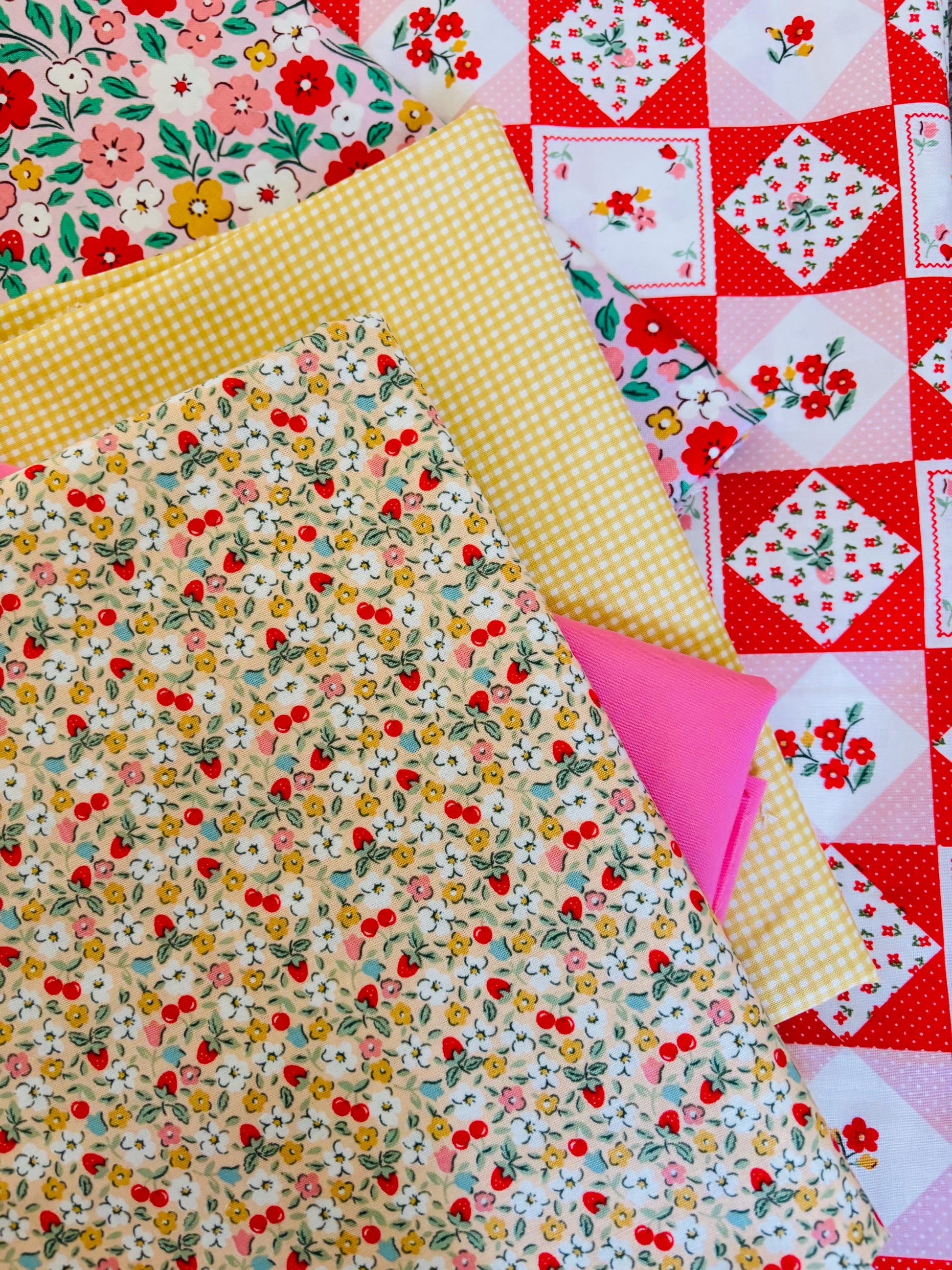 Best of farmhouse fancy - 5 fat quarter bundle - Poppie Cotton and more