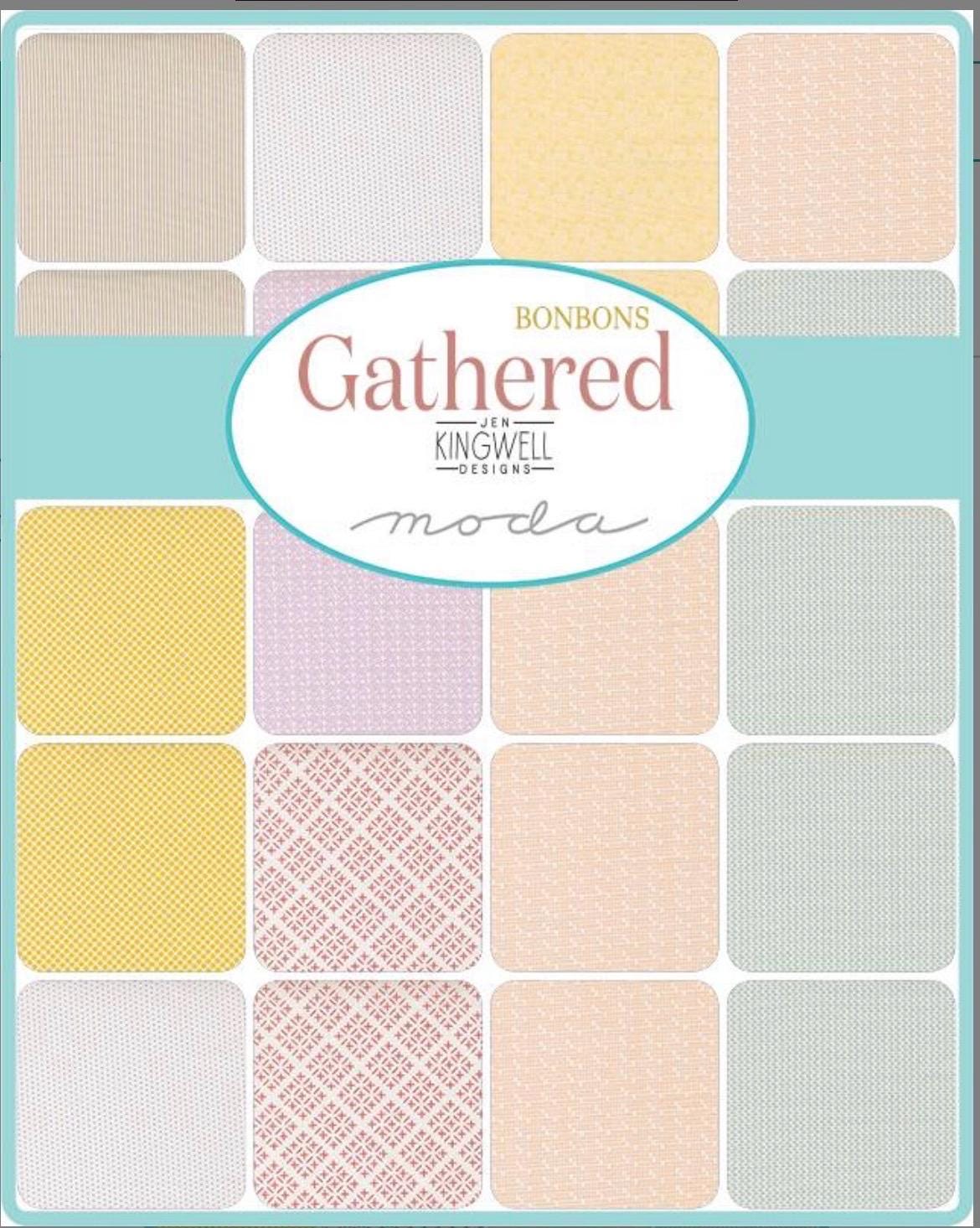 Gathered Bonbons lilac 18301 11 Moda | In stock - Jen Kingwell - Low volume