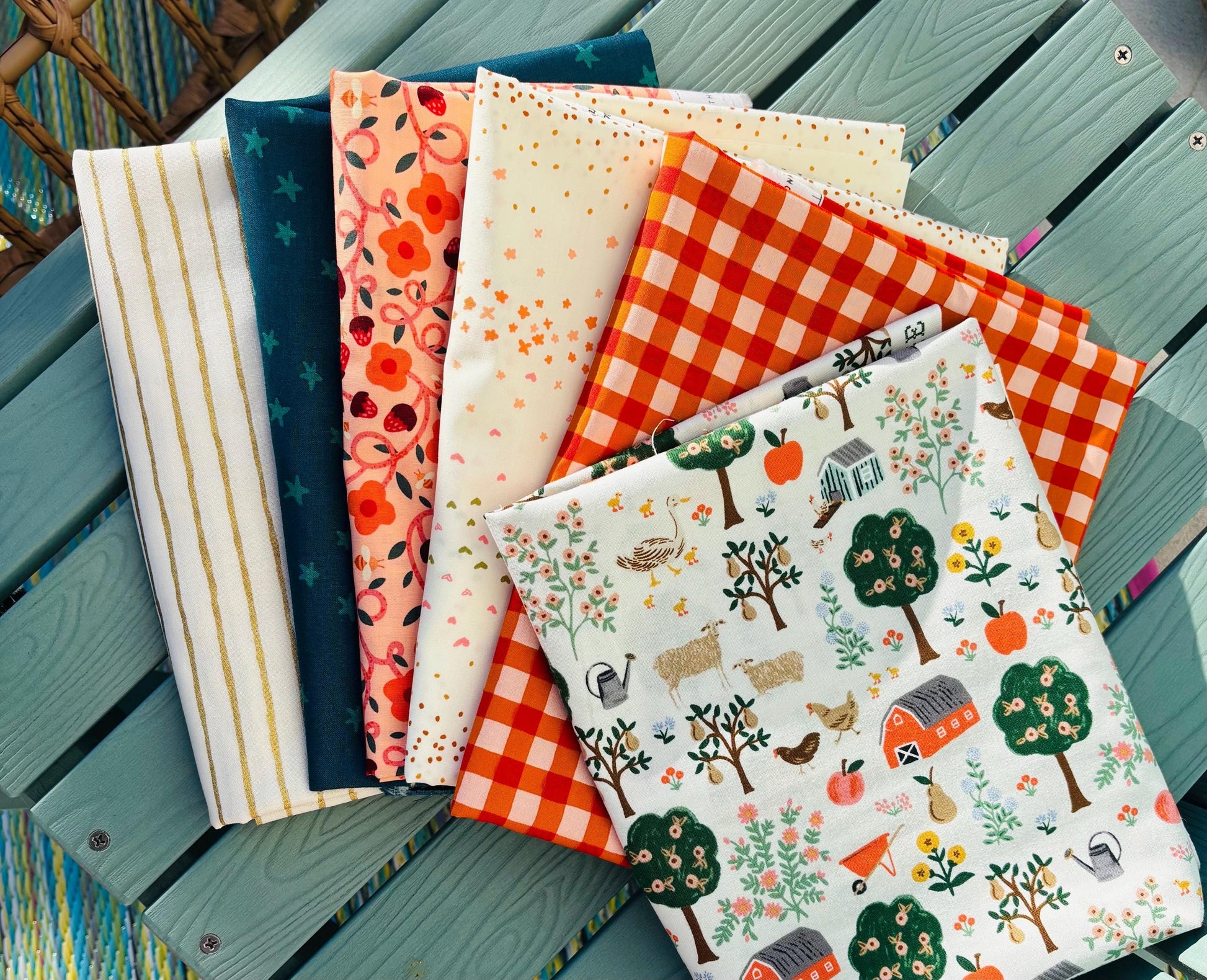 Autumn vibes - 6 fat quarter bundle - Fall