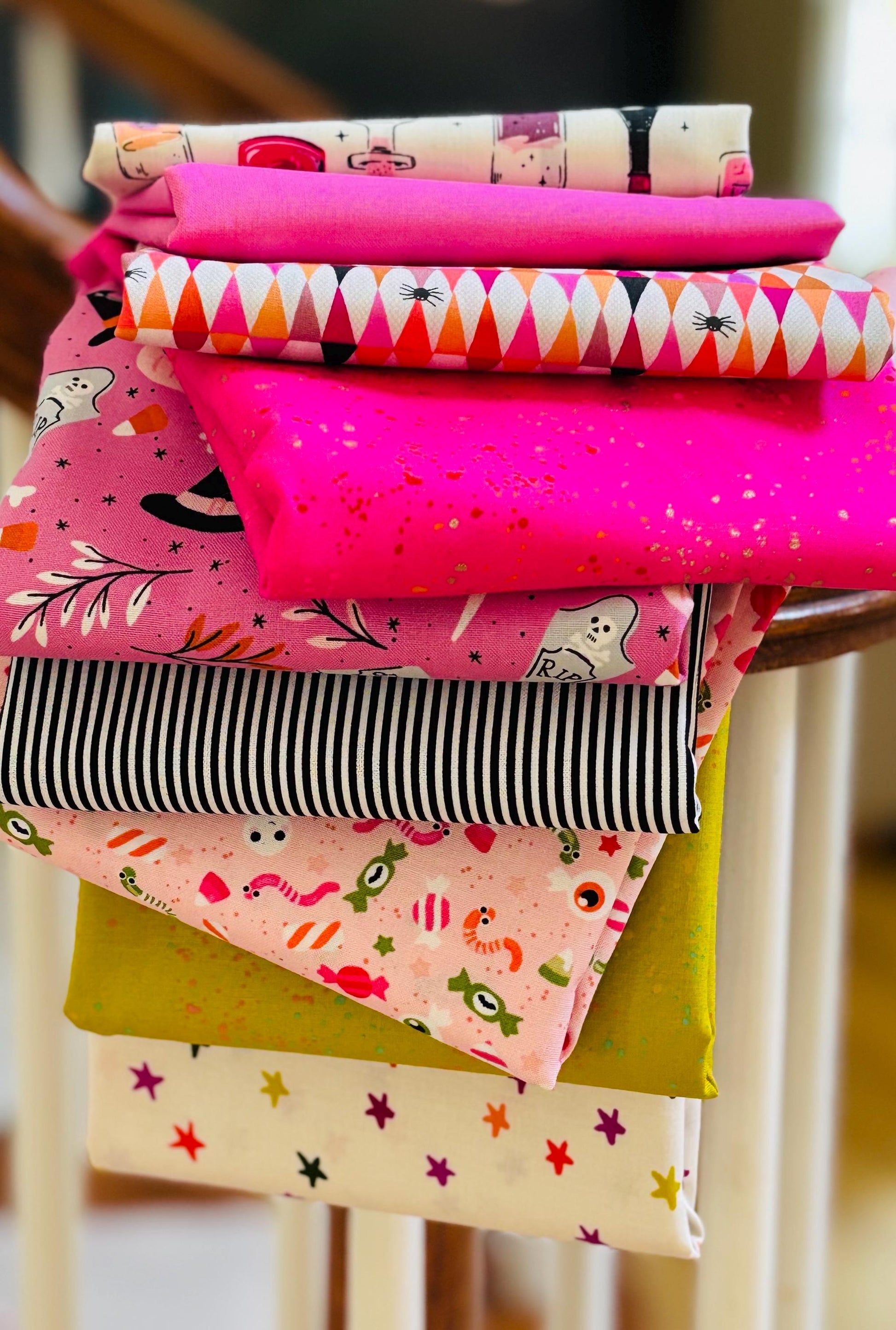 Potions - 9 fat quarter bundle - halloween
