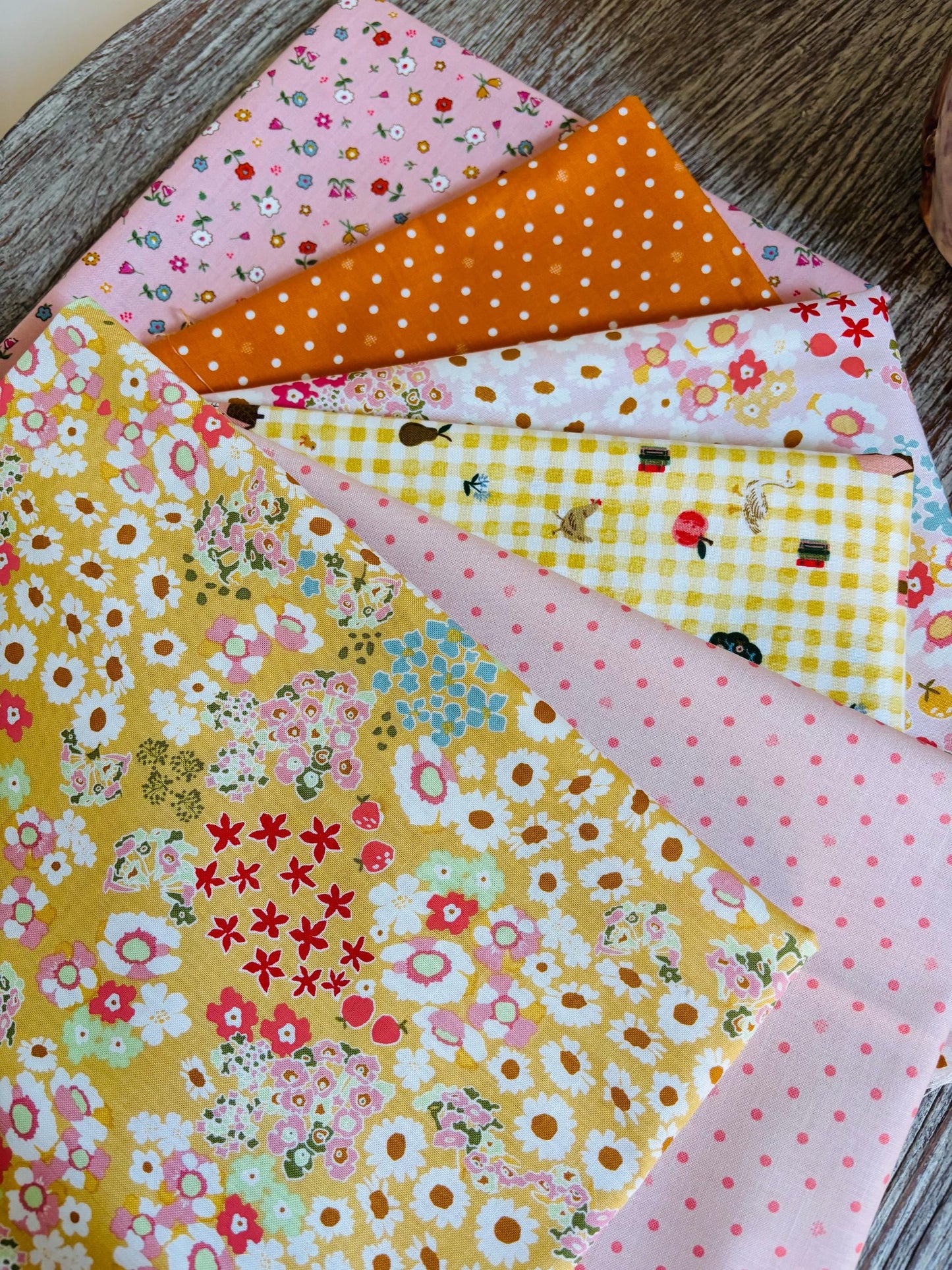 Fall floral - 6 fat quarter bundle autumnal