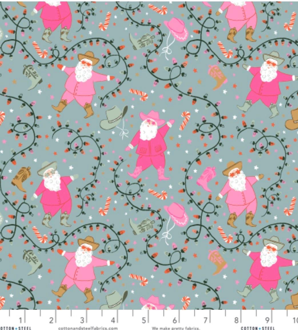 Yee-haw Holidays - C&S - Dominika Godette pink Santa holidays 17 piece collection giddy up