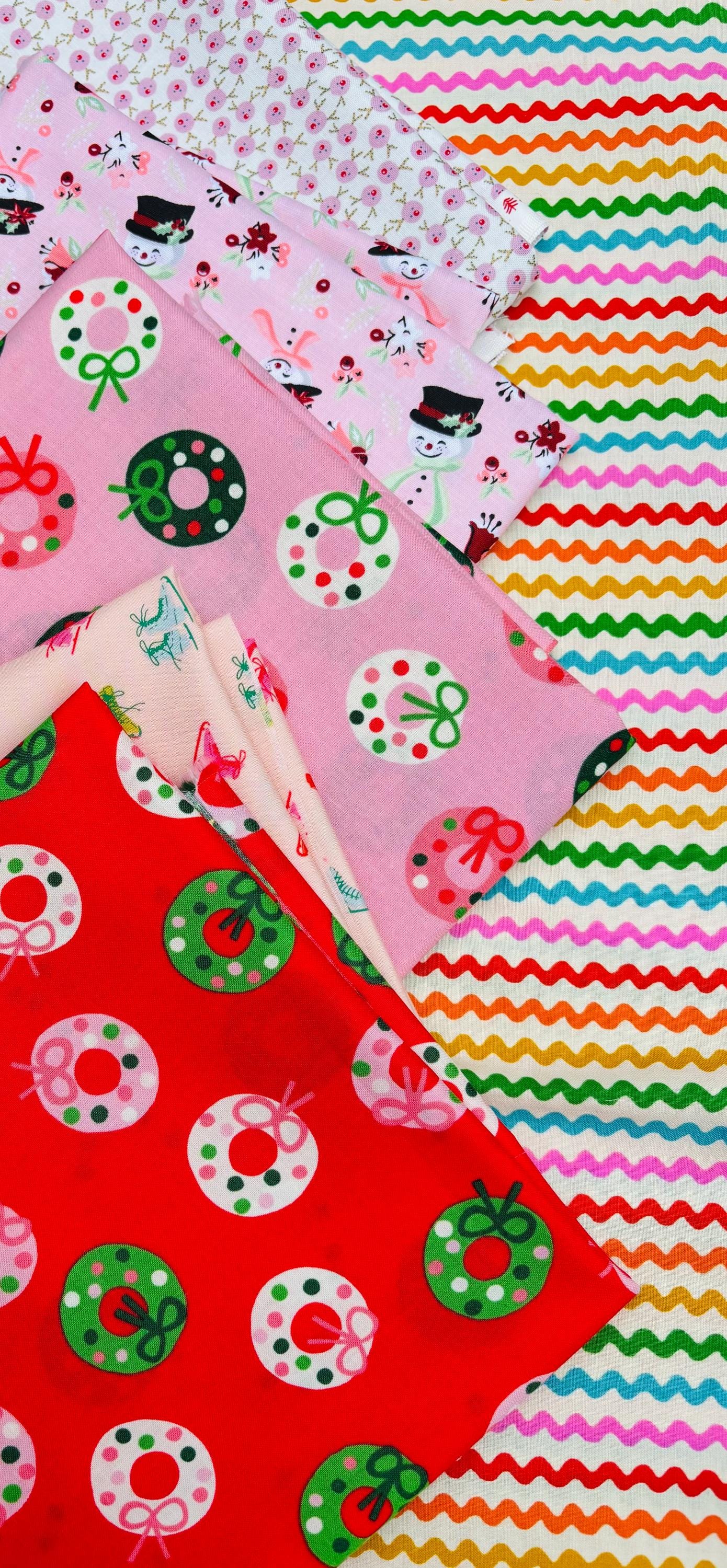 Winter land fun - 10 fat quarter holiday bundle