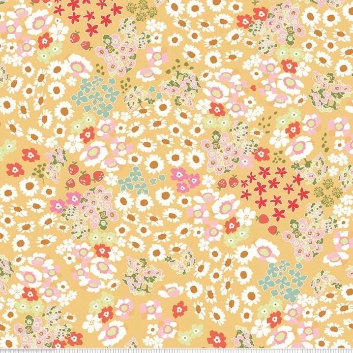 Cotton Nook Minki Kim Flowerbed yellow C17971