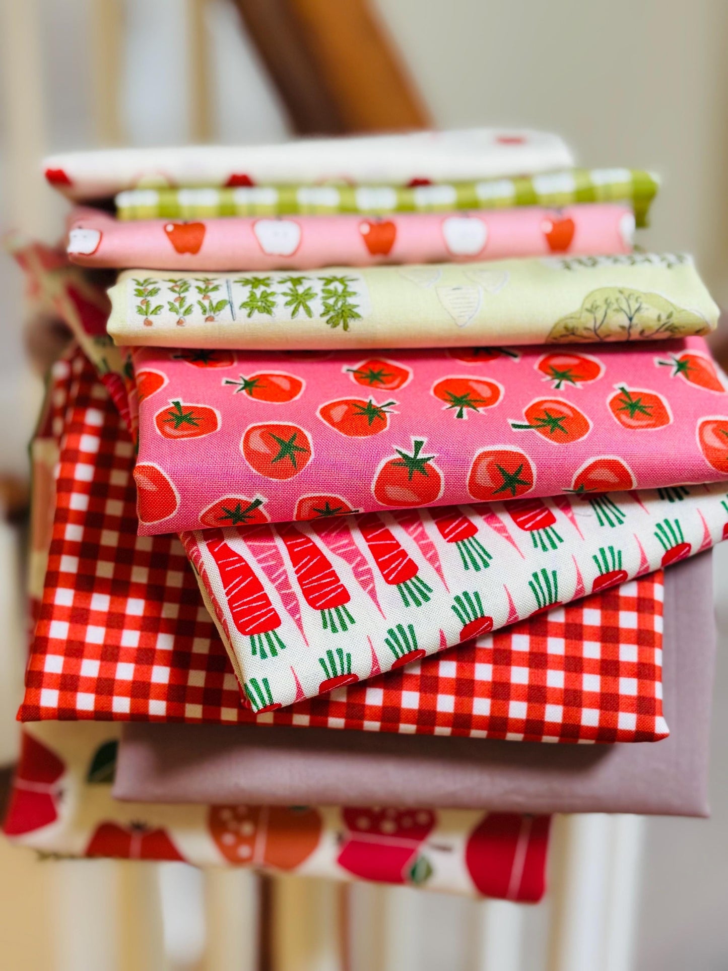 Harvest curated bundle - 10 FQ - in the vegetable garden - cotton nook