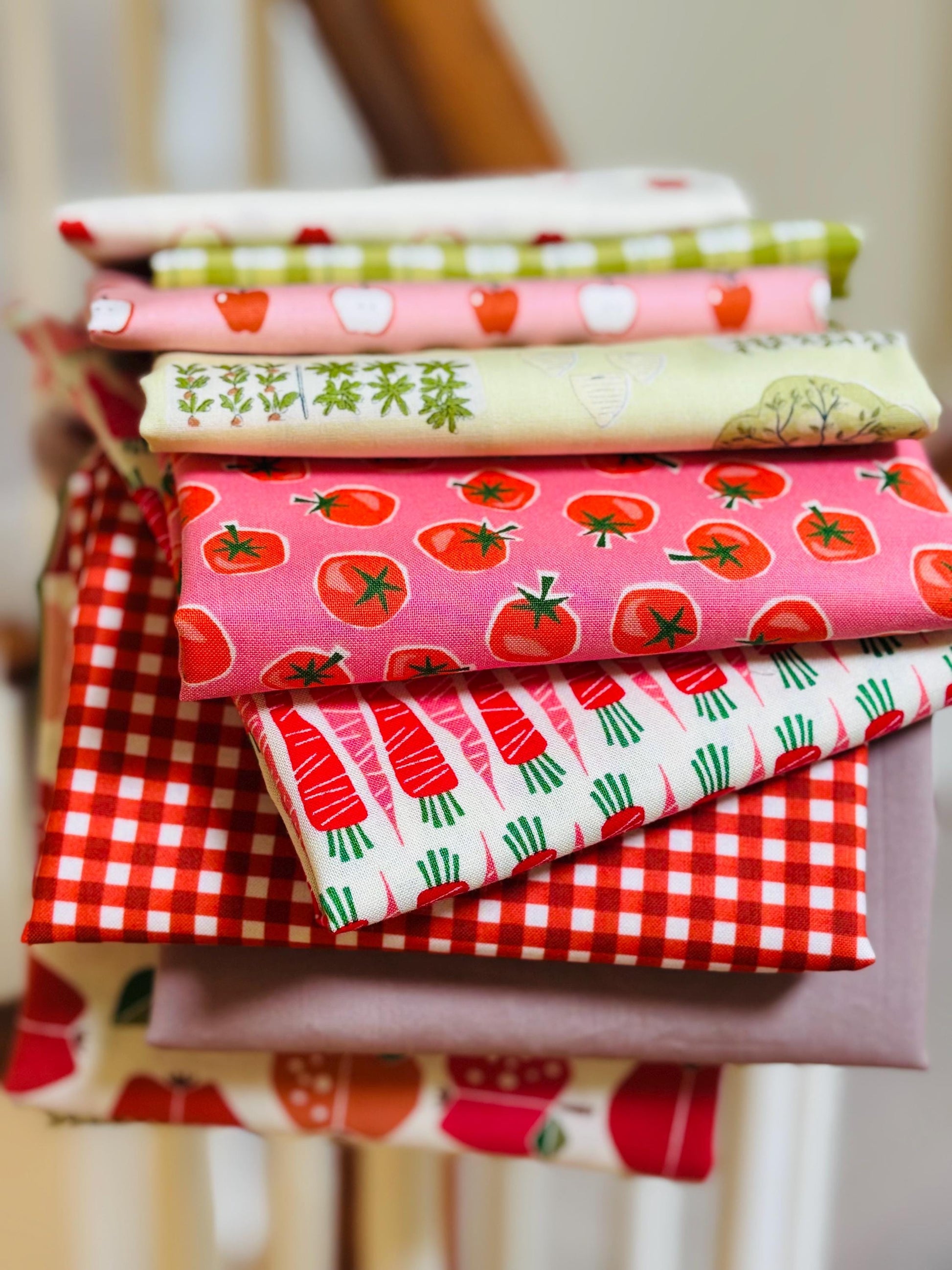 Harvest curated bundle - 10 FQ - in the vegetable garden - cotton nook