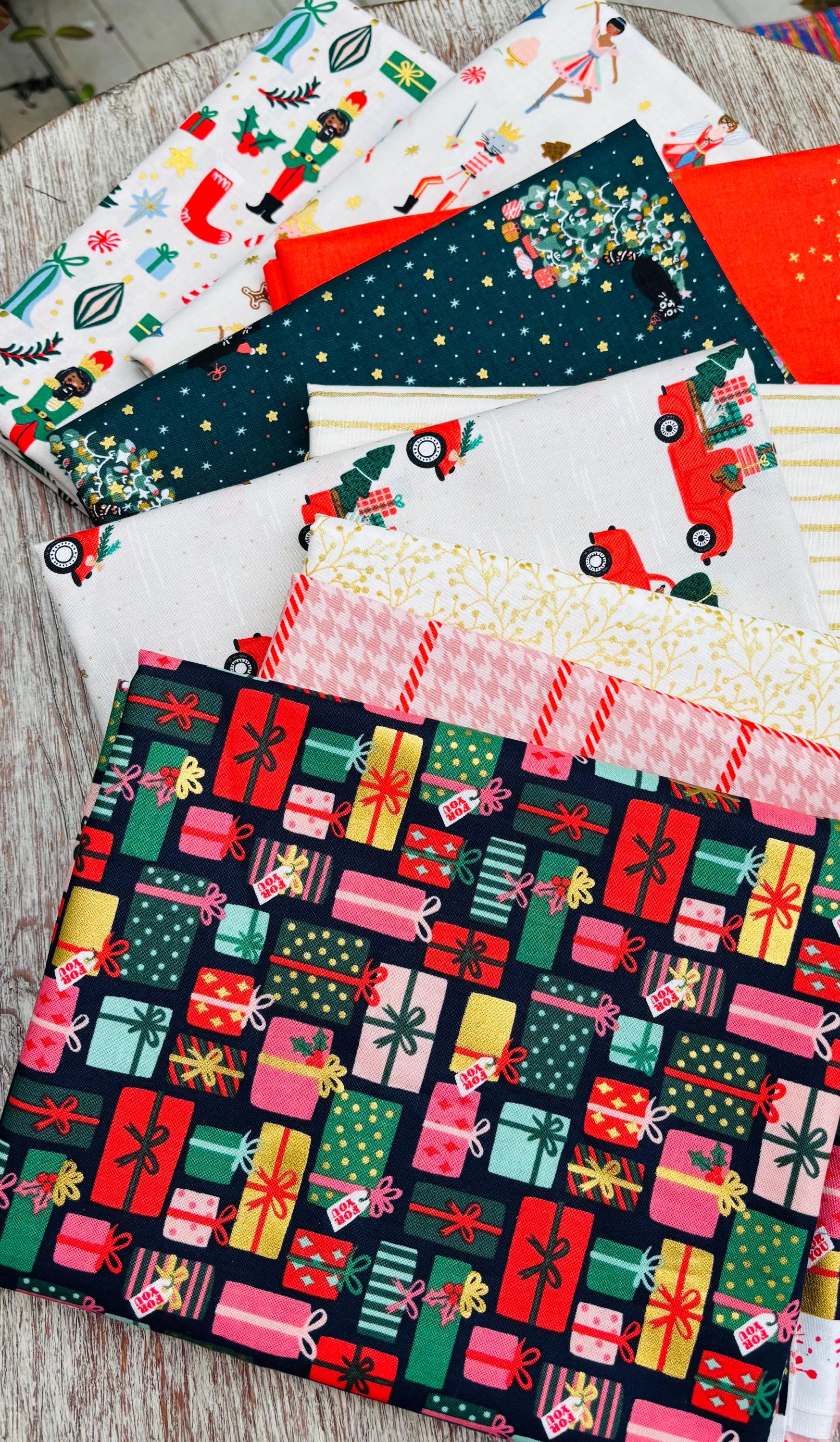 Little christmas tree - 9 fat quarter holiday bundle