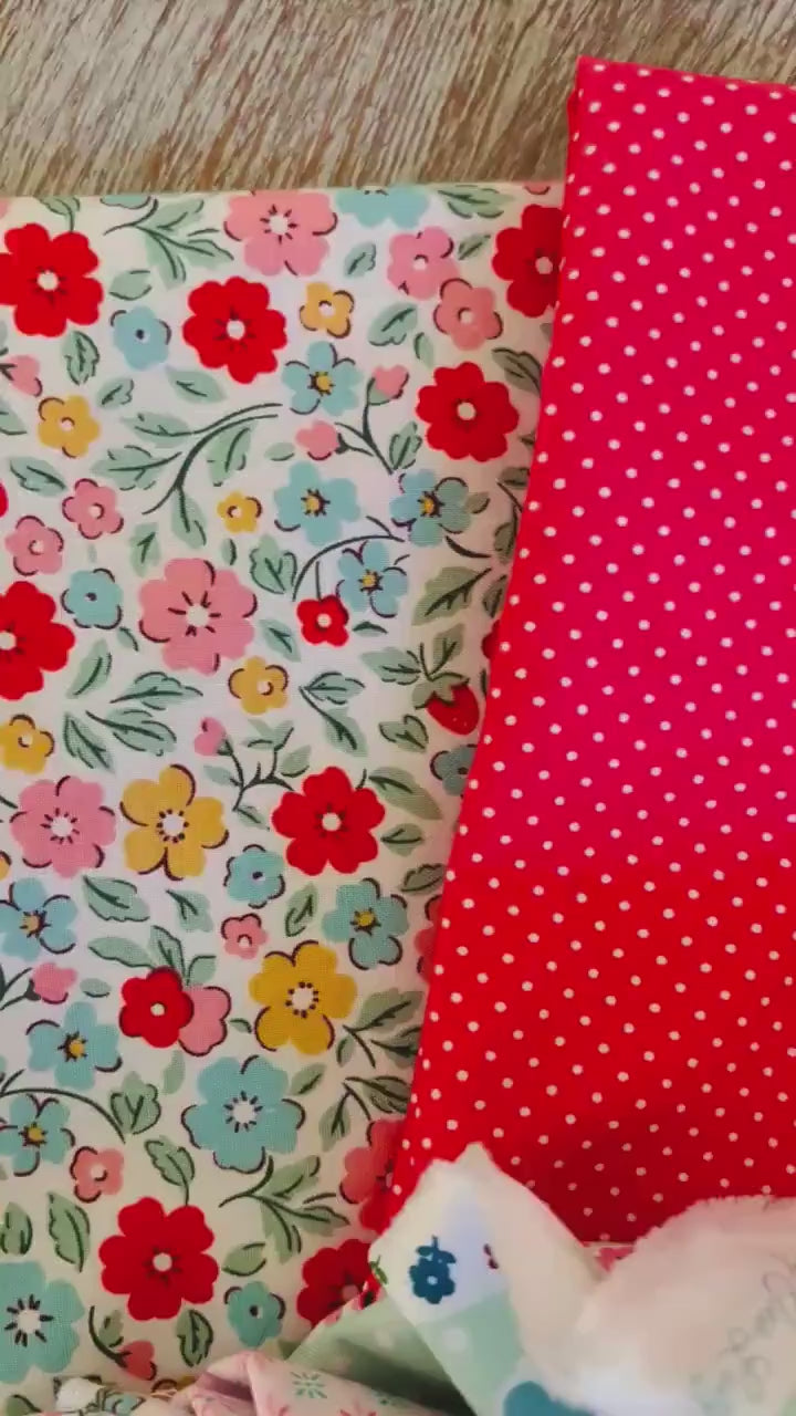 Best of Poppie Part 3 - 9 fat quarter bundle - farmhouse fancy - Lori holt - plaid Poppie cotton home sweet home