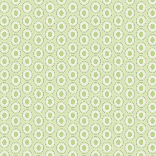 Sugar Green | Oval elements | AGF | 100% cotton | OE-934 | Fast shipping | quilting | home decoration | spring | Spring Green | Light Green